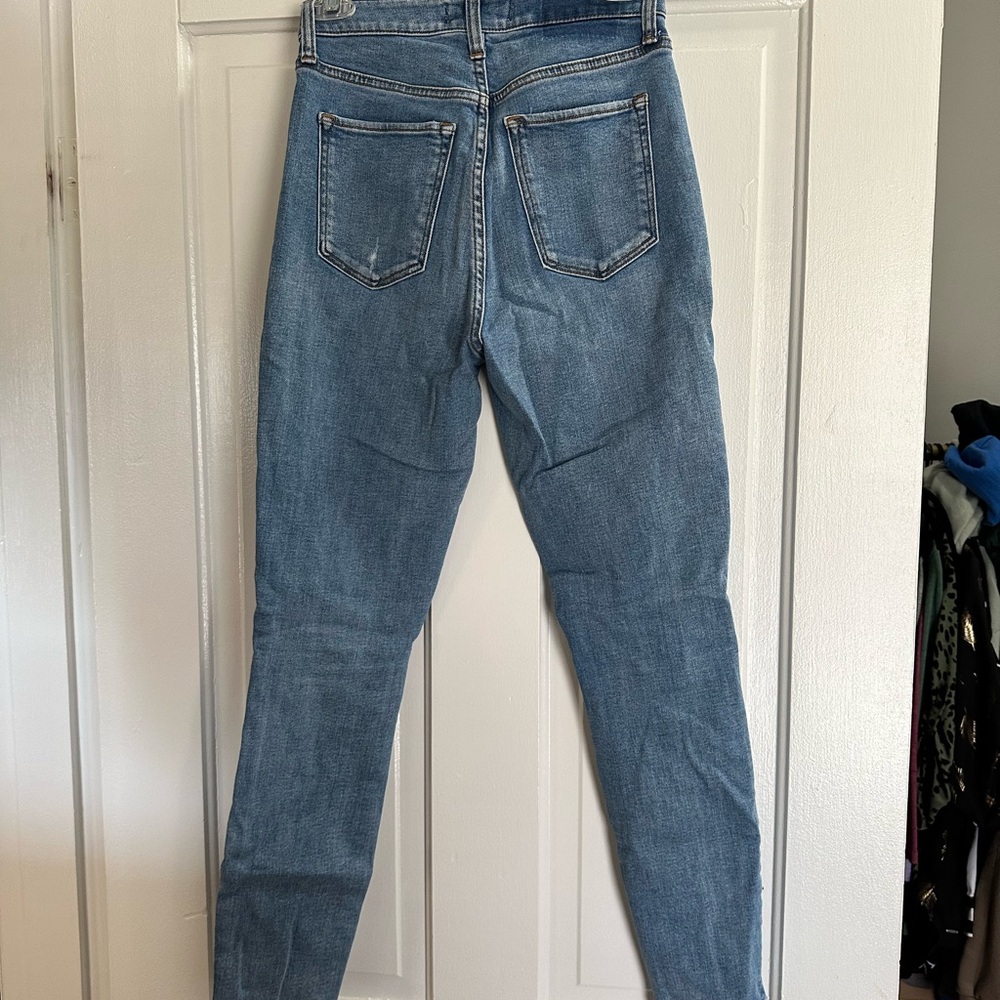 Abercrombie & Fitch Women’s Curve Love High Rise Super Skinny Jean - Picture 2 of 3